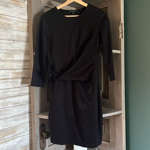 Medium Dynamite Black Long Sleeves Dress - Picture 3 of 7